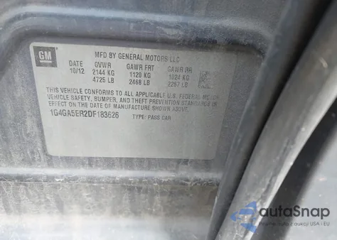 2013 Buick Lacrosse from USA, damaged, VIN 1G4GA5ER2DF183626